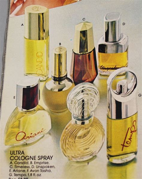 discontinued 70s perfume list.